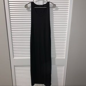 Midi black dress